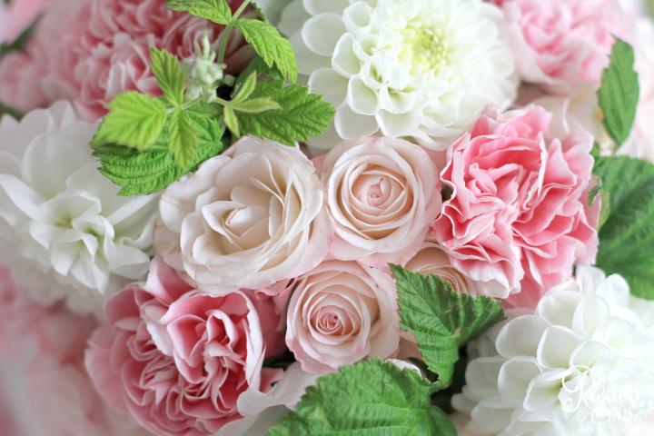 www.lajoiedesfleurs.fr branche bouquet rose branchue fleurs