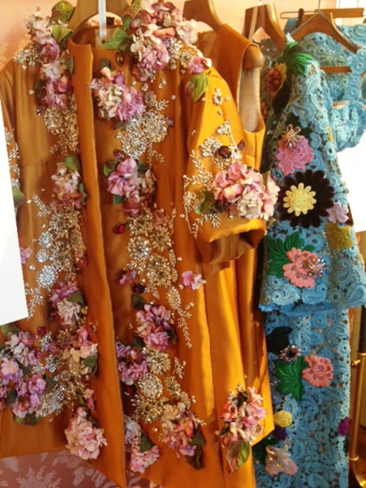 Dolce gabbana best sale robe fleurs