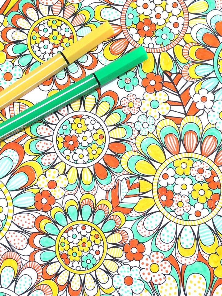 lajoiedesfleurs.fr coloriages adulte dessins couleurs fleurs zen